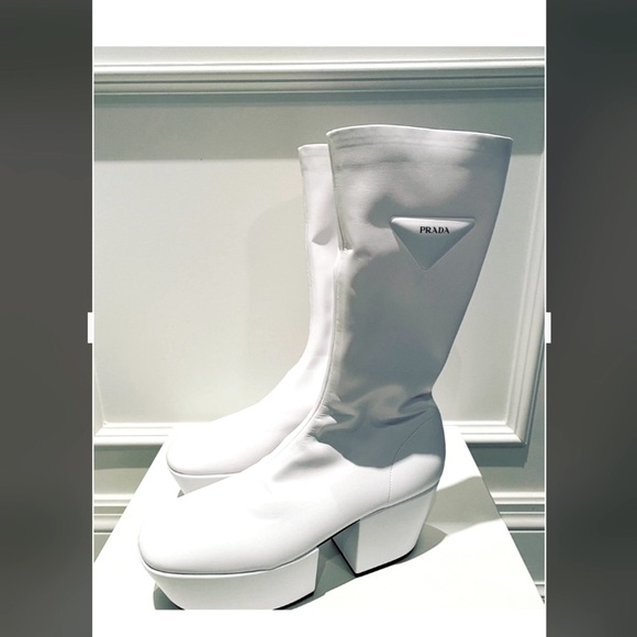 Brand new PRADA Nappa Tech Platform Booties - Picture 2 of 10